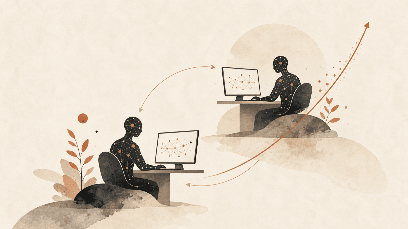 Illustration for AI Accelerating AI Development