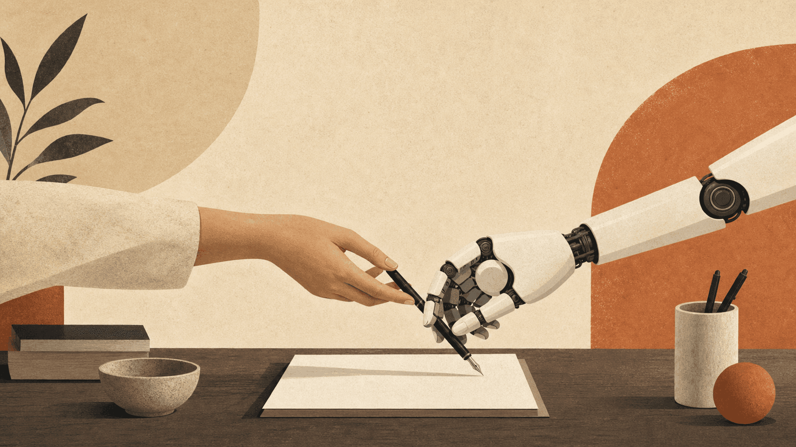 Illustration for AI as Primary Author