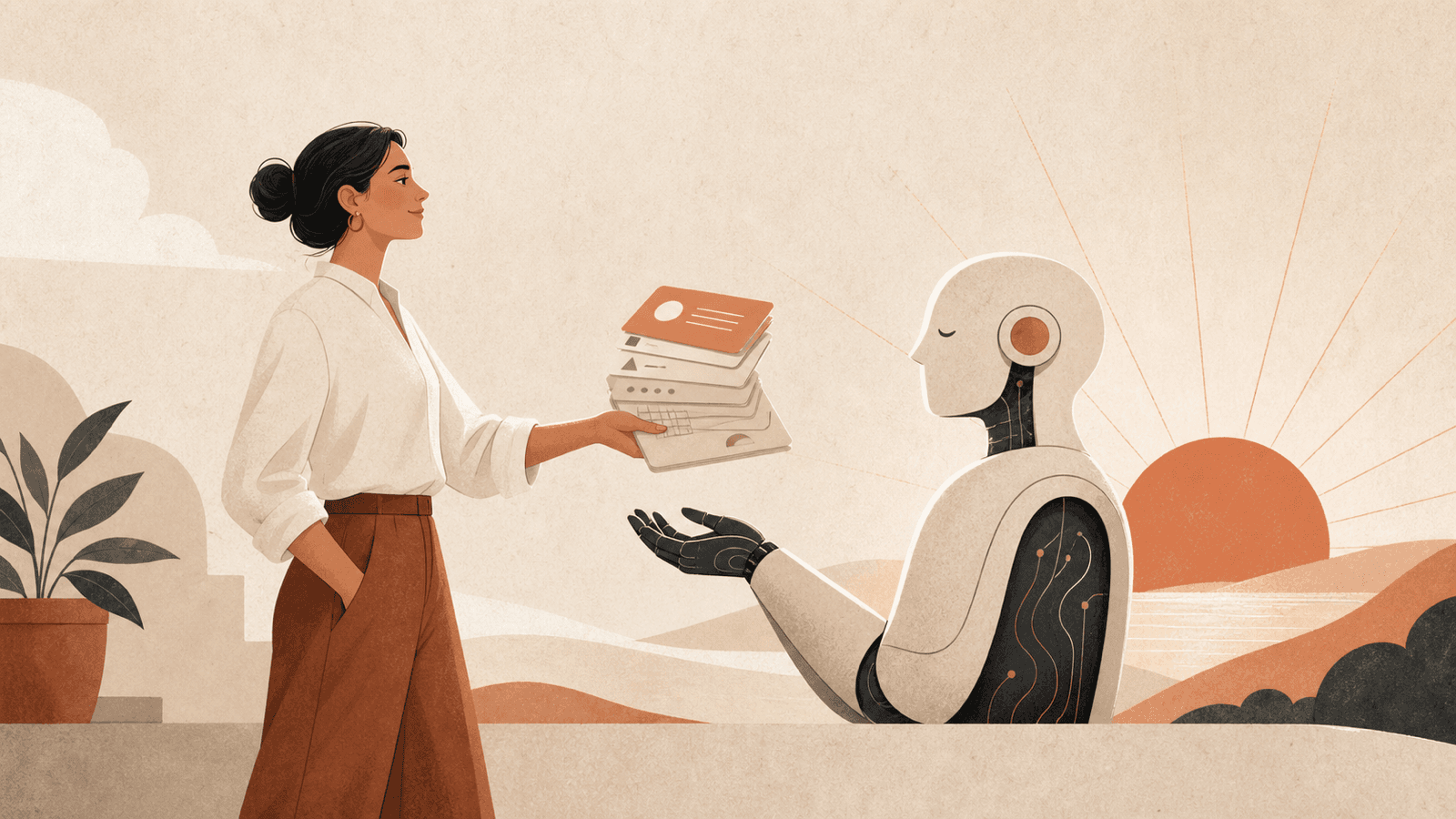 Illustration for The Automation–Optimism Link