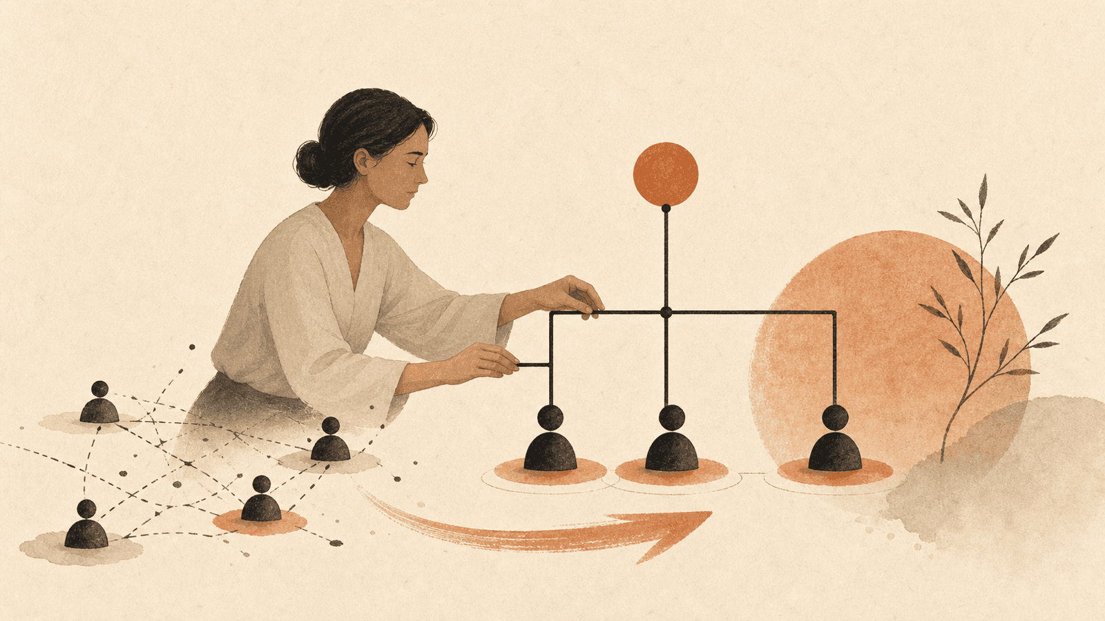 Illustration for Human-AI Accountability Redesign
